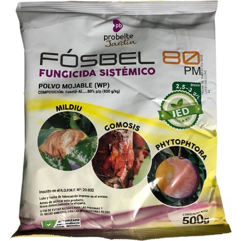 PROBELTE FÓSBEL 80 PM, Fungicida Fosetil-Al 80%, 500 gr