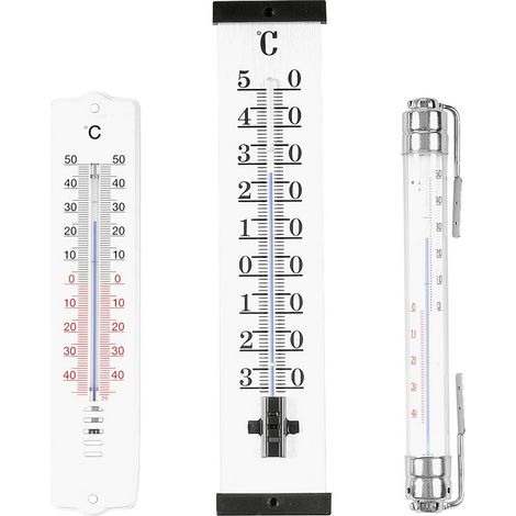 Innen/Außenthermometer Alumium (1/2)