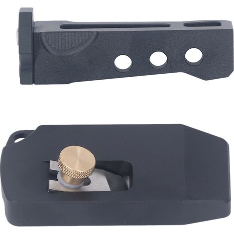 pièces Rabot à chanfreiner en alliage d'aluminium, outil de finition des bords et de placage d'angle pour le travail du bois, pour PVC et ABS