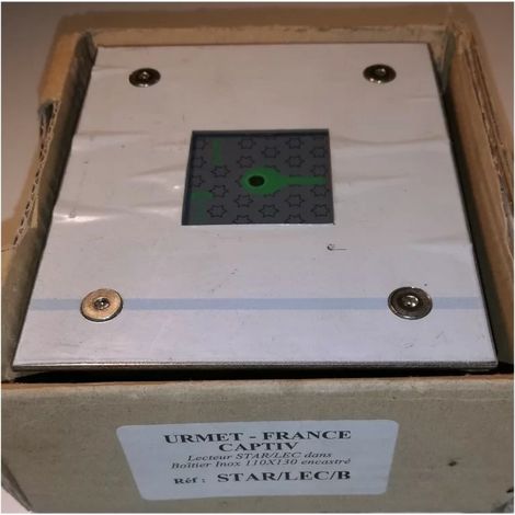 Urmet STAR/LEC/B Lecteur STAR/LEC dans Boîte inox - Ø110x130 encastré