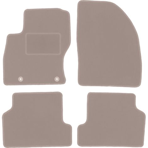 Alfombrillas de terciopelo para Ford Focus MK2 familiar, sedán, hatchback (2004-2011) beige (1/5)