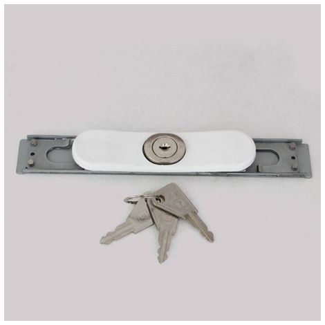 Volet Moustiquaire – Serrure de sécurité pour volet roulant tirage direct – Acier – Cylindre 4 goupilles – Entraxe 91 mm – Livrée avec 3 clés (1/2)