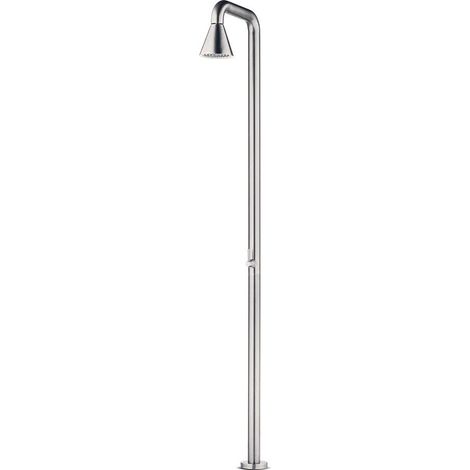 Douche extérieure piscine JEE-O Cone Shower 01 - inox brossé r316 - pomme Ø 170 mm, 99 buses