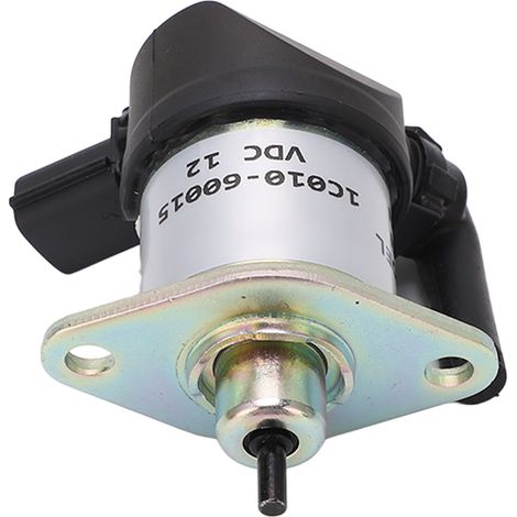 Électrovanne d'arrêt 1C010‑60015 en alliage d'aluminium pour Kubota V1505 V3300 DC12V (1/5)