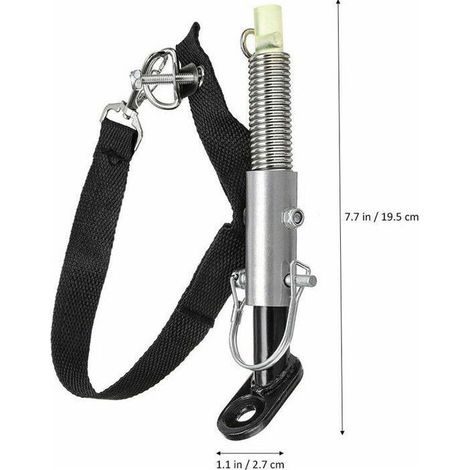 VURAHOME - Coupleur d'attelage pour remorque de vélo coudé pour la Plupart des remorques de vélo,Attache de remorque de vélo pour Les Chiens d'enfants, Accessoire de vélo (1/4)