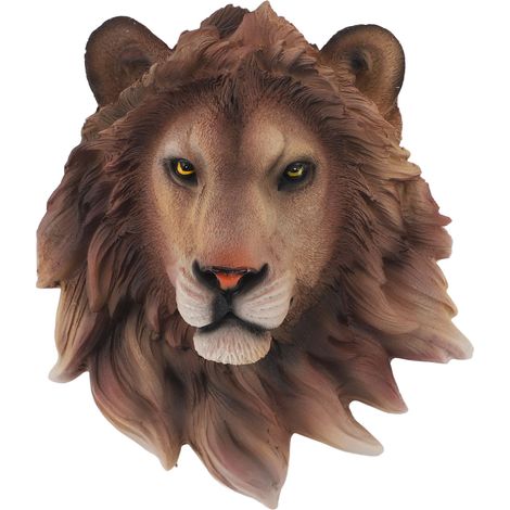 de tête d animal 3D en résine décoration murale sculpture