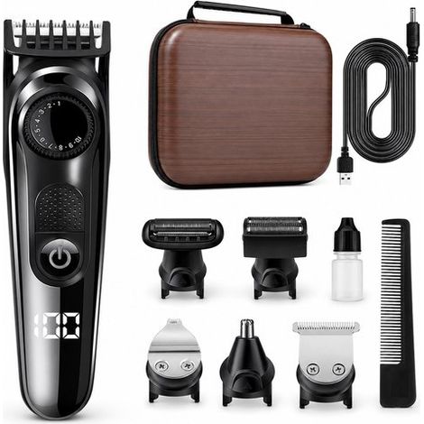 Tondeuse à Barbe Series - Écran LED - Station de Charge USB (1/3)