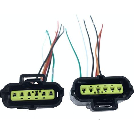 Fuel pump connectors compatible with Mazda M3, Ford Focus, Mondeo and Kia K5 - JB1386-6P