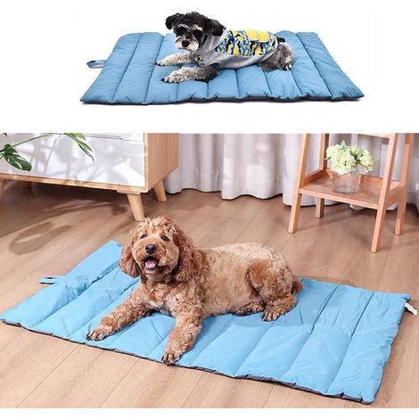 Lit Pour Chien Imperméable Pliable Coussin Grand Moyenne Taille - Tapis Tissu Oxford Lavable Panier Chat Canapés Extérieur Voyage Voiture (1/5)