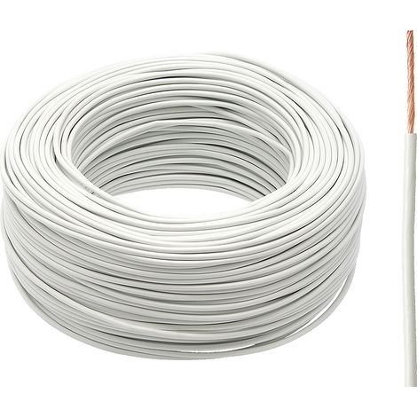 LGY H05V Kabel 1x1mm weiß - 2m