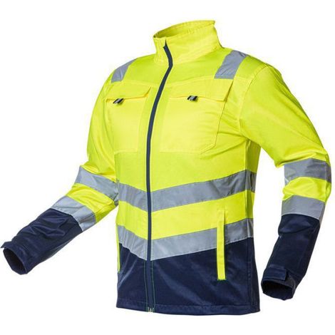 Sweat Haute Visibilité - 260 G/M² - Polyester 40% Coton 60% - Pour Travail Extérieur Professionnel - Taille XL (1/5)