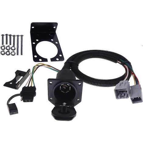 Connecteur de feu de remorque, prise à 7 broches, adaptateur électrique pour remorque, convertisseur rapide VPLAT0013 pour LR4 (2010-2013) (1/5)