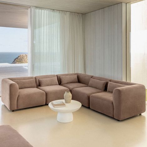 Canapé d'angle modulaire 5 pièces Fogler SKLUM (1/5)