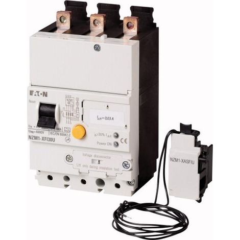 Déclencheur différentiel 30mA 3p en bas EATON NZM1-XFI30U