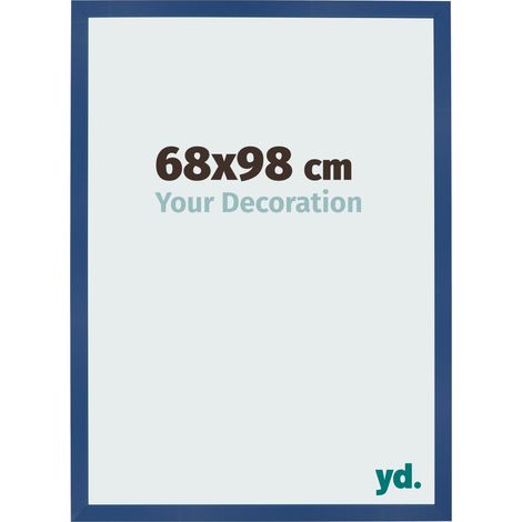 yd. - Cadre photo 68x98 - Bleu Fonce - MDF - Bologna (1/5)