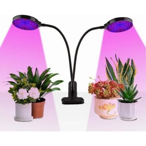 [LED Grow Light] Lampe de croissance à spectre complet pour plantes, minuterie à distance, 5 modes ajustables, imperméable