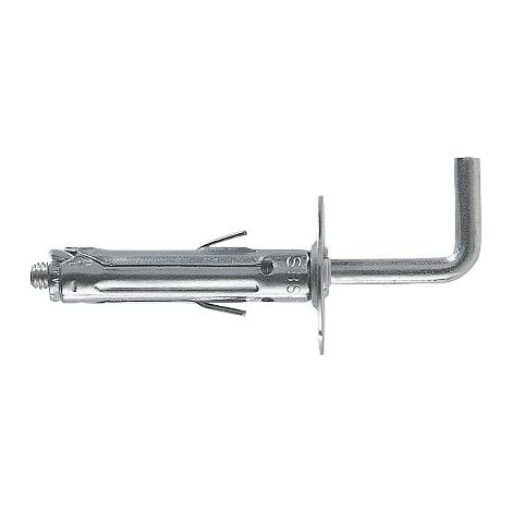 50 x TASSELLO SBS 9/6 GANCIO LUNGO Misura: Diam. 9 mm