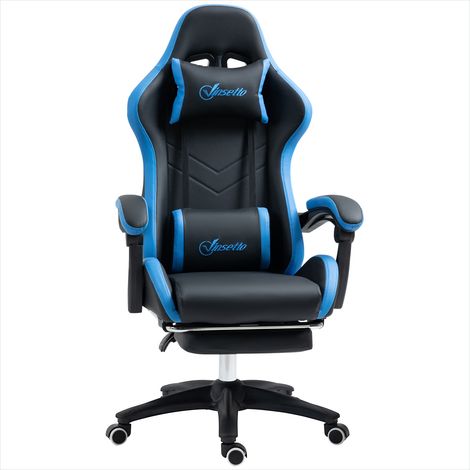 Chaise de bureau gaming ergonomique avec dossier inclinable 135° (1/5)