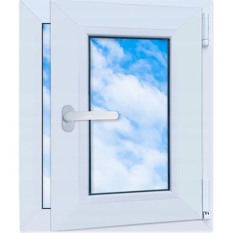 Ventana PVC blanca 50x60 DERECHA 500x600 mm oscilobatiente doble acristalamiento