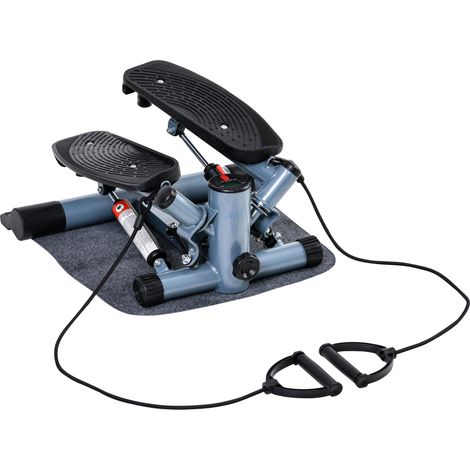 HOMCOM Mini Stepper Step Machine w/ Cushion Mat for Leg Arm Full Body Training (1/5)