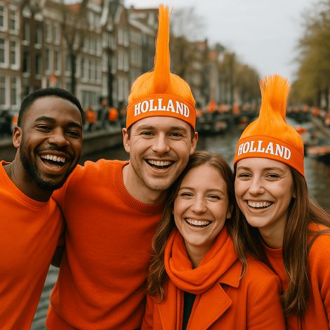 Falle mit der orangefarbenen Irokesenperücke sofort auf (1/5)