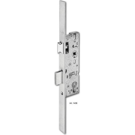 Serrure monopoint NUM1438PZ axe 40mm têtière inox - WILKA - 1438PZ-40 (1/2)