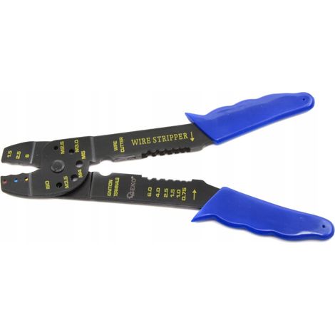Pinza crimpatrice per connettori non isolati da 8" (50) (1/3)