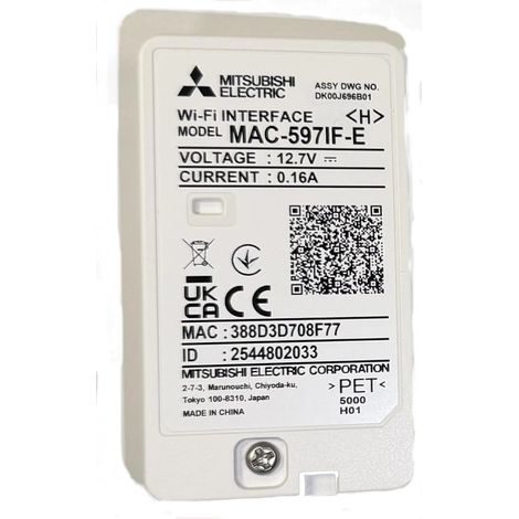 Module wifi Mitsubishi mac-597if contrôle à distance compatible Alexa