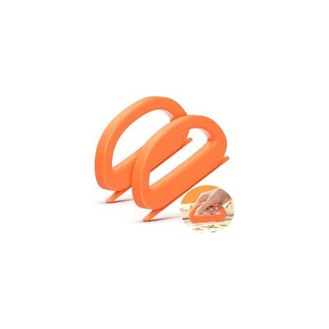 Set mit 2 Geschenkpapierschneidern mit Klingen an beiden Enden. Ideal für Weihnachten, Geburtstage und andere Feiertage. Mini-Geschenkpapierschneider für Papierrollen. (1/5)