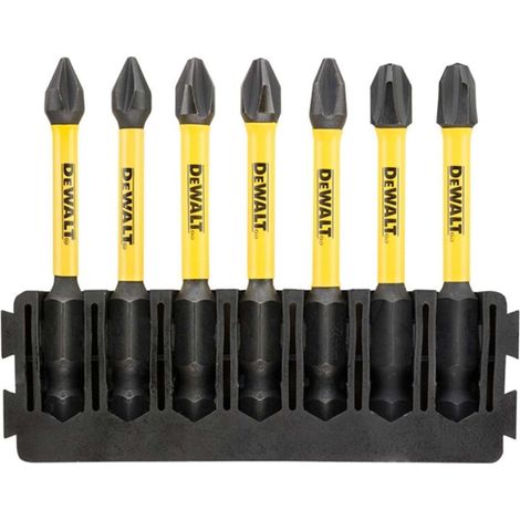 DeWalt Juego de 7 puntas de destornillador FlexTorq Phillips