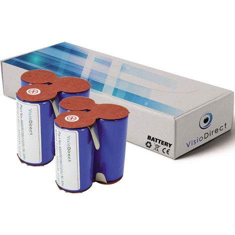 Lot de 2 batteries pour AEG Electrolux Junior 2.0 Type 141 aspirateur sans fil 2000mAh 3.6V (1/2)