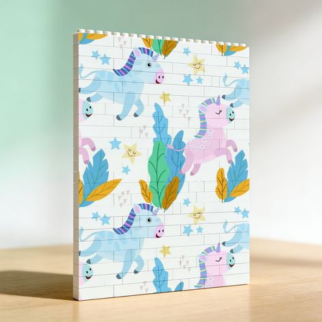 Kit cadre photo DIY en blocs de construction, cadeau parfait pour lui et elle (1/5)