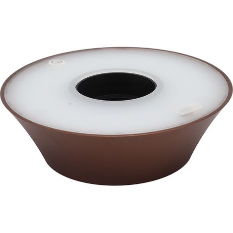 Lampe LED pour bouteille de vin, lampe de table sans fil innovante avec câble USB, marron, idéale pour la décoration d'hôtels, restaurants et bars. (1/5)