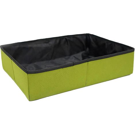 Sac de Transport pour Chat Léger Imperméable, Bac à Litière Pliable Anti-Odeur sans Effort, Accessoire Félin Idéal en Voyage (1/5)