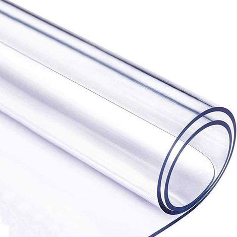 Nappe de Protection de Table Transparente 2.0mm Film Doux en Cristal Clair Lavable Étanche du Film (40cm X 60cm) (1/5)
