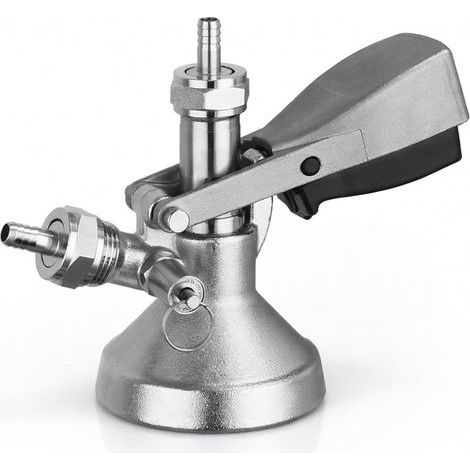 Coupleur De Fût Type G, Tête De Soutirage G5/8 Avec Soupape De Sécurité, Robinet En Acier Inoxydable 304 Pour Système De Tirage, Connecteur Pour Fûts Compatible Bière, Vin Et Boissons Gazeuses (1/4)