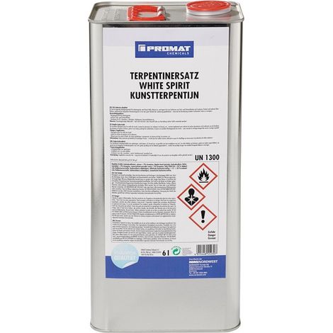 Acquaragia Tanica da 6 litri di prodotti chimici PROMAT