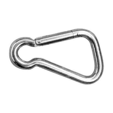 Mousqueton asymétrique inox A4 - Diamètre: 11