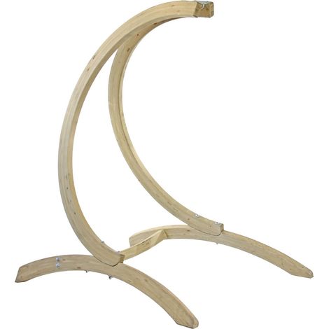 Pied de balancelle Globo Stand en épicéa imperméabilisé – Dimensions 127 x 170 x 136 cm – Capacité 120 kg – Raccords inox – Amazonas