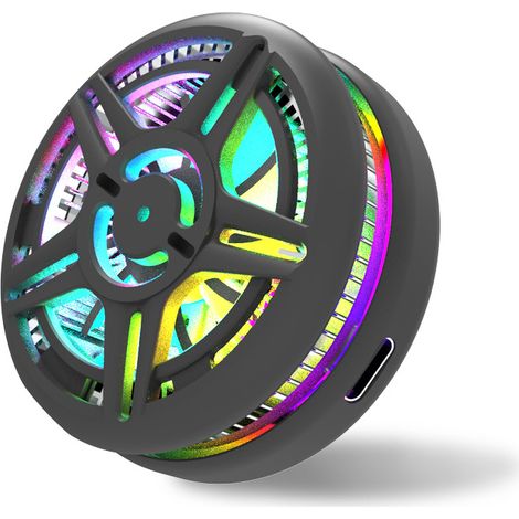 Kabelloses Ladegerät mit 25 W Leistung und Wärmeableitung für Mobiltelefone, magnetisches Ladegerät, kabelloses Ladegerät für mobile Spiele, farbige Beleuchtung