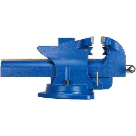Sealey Quick Action Cast Iron Vice with Swivel Base 200mm QAV200