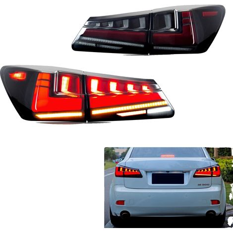 Fanali posteriori a LED, potenza 35W, tensione 12V, luminosità 3400LM, indicatori di direzione dinamici, compatibili con Lexus IS250 IS350 ISF 2006-2013 (1/5)