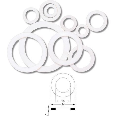 Guarnizione in ptfe per raccordi da 3/4" 101500PF3/4