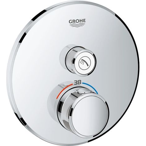 Grohe Grohtherm SmartControl - Miscelatore doccia termostatico ad incasso a via singola, cromato 29118000