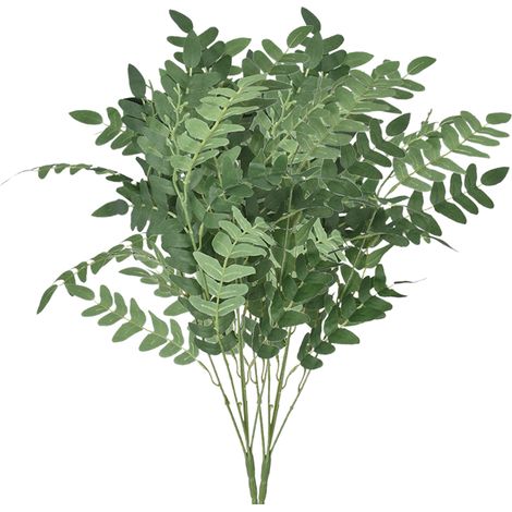 Artificial Locust Tree Leaves Wedding Decoration 52cm Silk Greenery Hotel Party Floral Arrangement -KZQ (1/3)