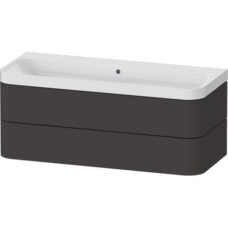 Duravit Happy D.2 Plus c-shaped Set wandhängend, 1175x490mm, 2