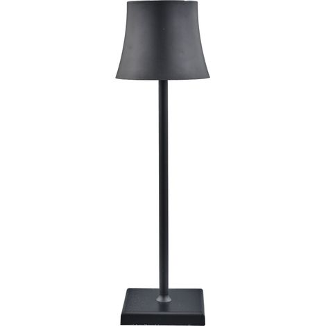 L'Arcolaio Lampada Touch Flared Pro H 38 Cm 10 x 10 Cm Nera
