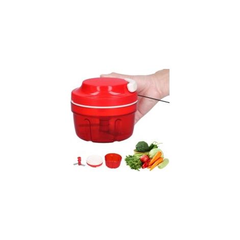 Picadora de cebolla roja  Cuchilla de acero inoxidable – Capacidad de 300 ml – Diseño compacto y ergonómico para uso intensivo