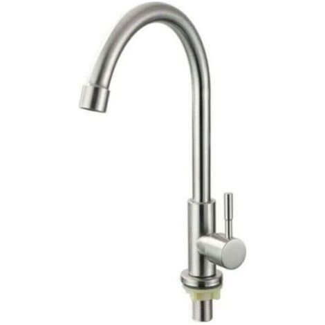 Semplice bollitore ad acqua fredda, girevole a 360°, con maniglia singola, in acciaio inox.