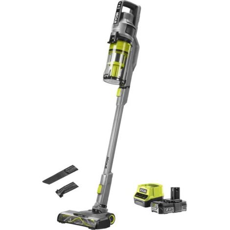 Ryobi – Aspirateur à main sans fil 18V – Puissance d'aspiration 30AW – Débit d'air 820 l/min – Filtration double cyclone pour nettoyage en profondeur (1/5)